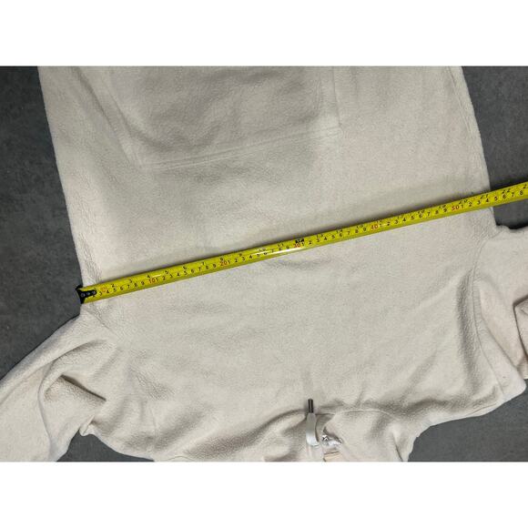 FEAT‎ Blanket Blend beige Fleece Hoodie Red Size M - Picture 3 of 5